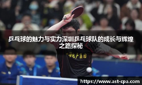乒乓球的魅力与实力深圳乒乓球队的成长与辉煌之路探秘